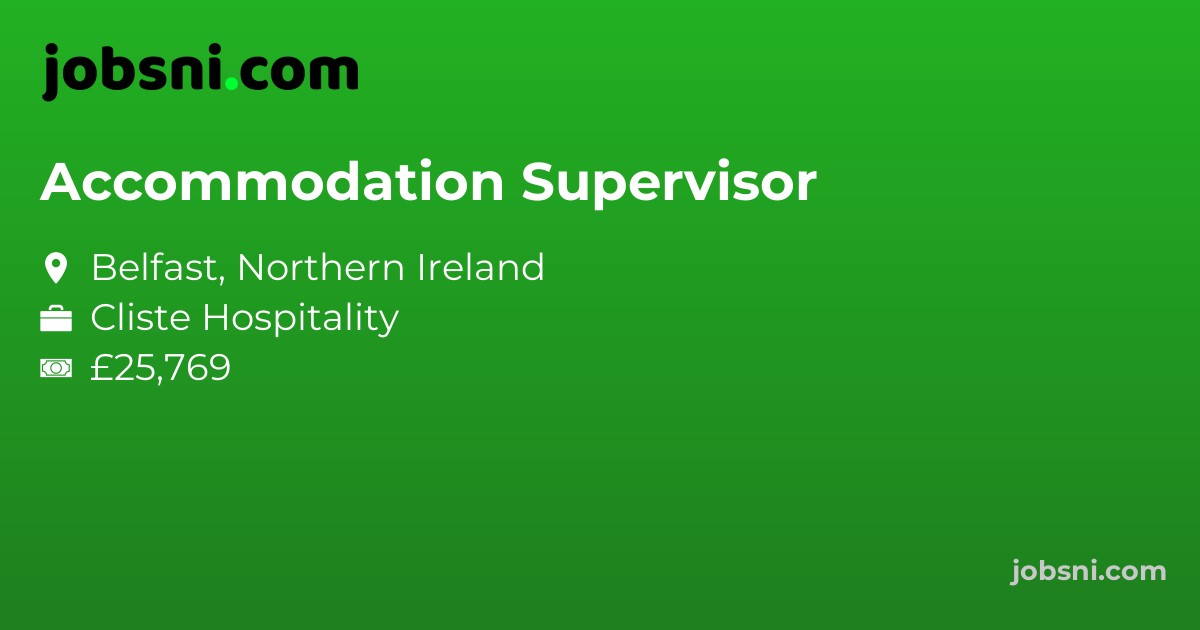 Accommodation Supervisor
