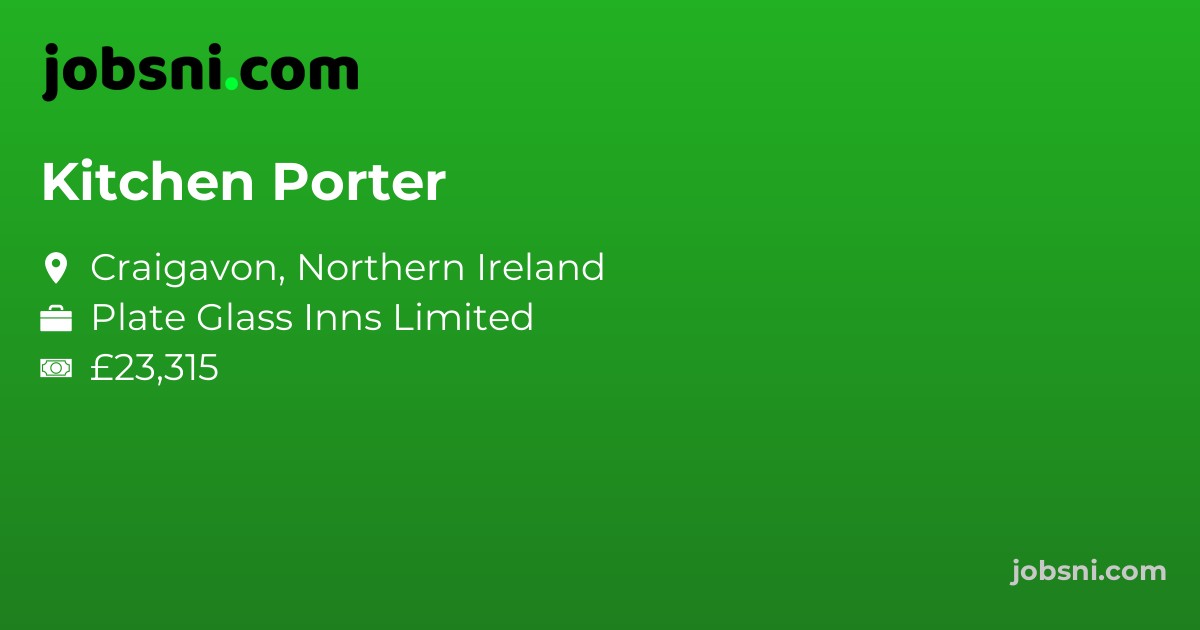 Kitchen Porter