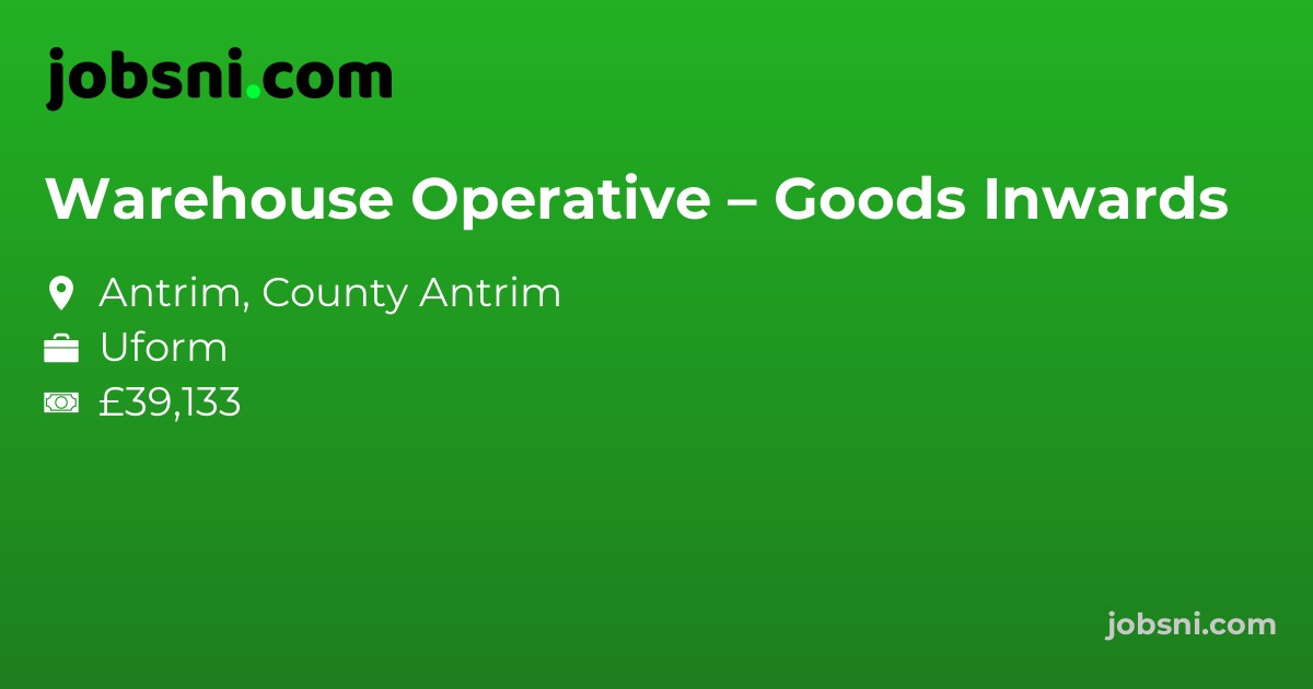 Warehouse Operative – Goods Inwards