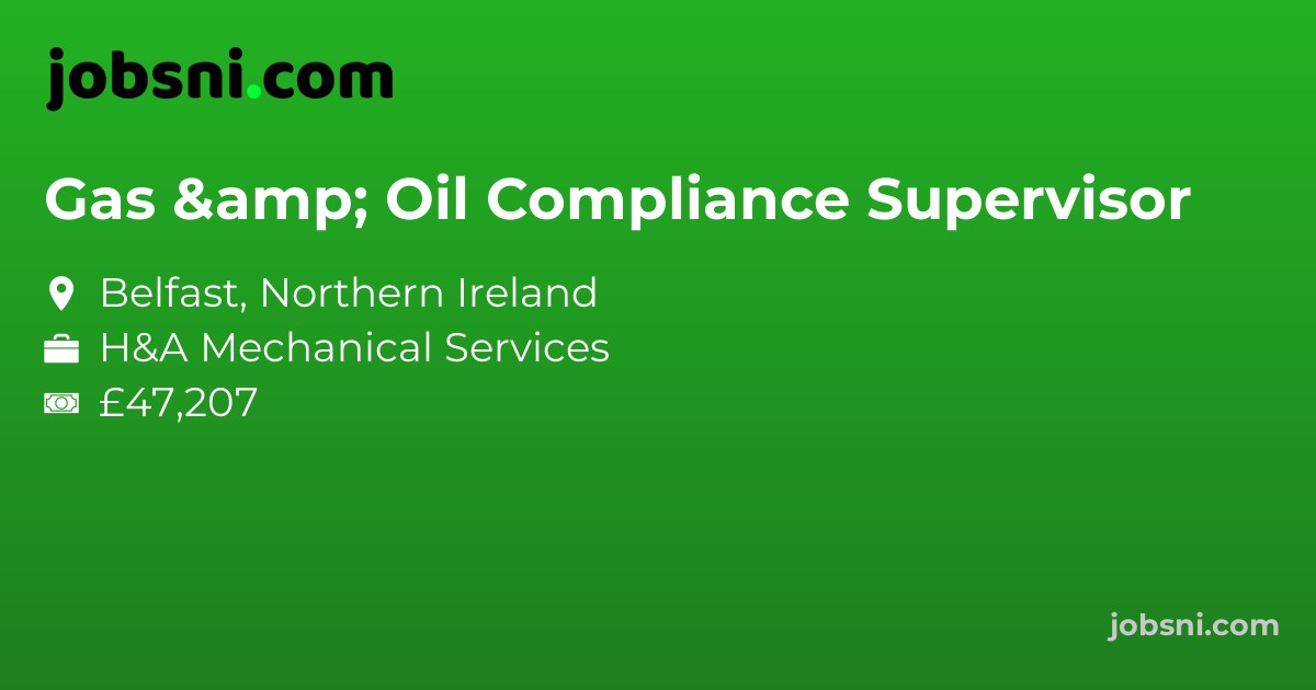 Gas & Oil Compliance Supervisor