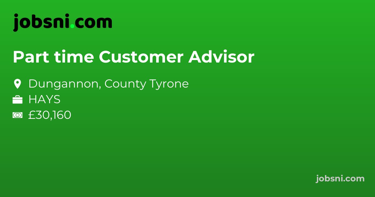 Part time Customer Advisor