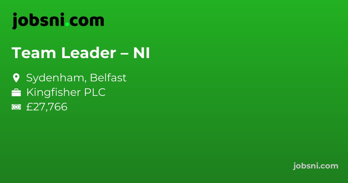 Team Leader – NI