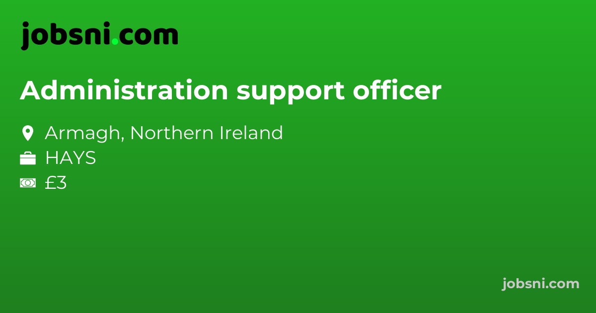 Administration support officer