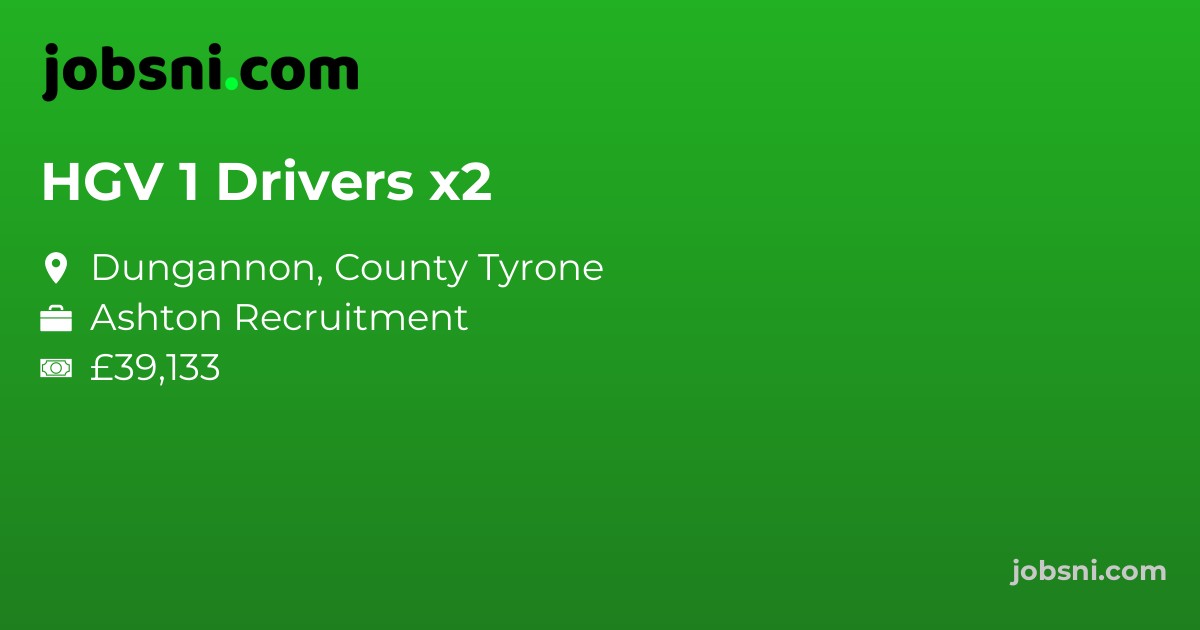 HGV 1 Drivers x2