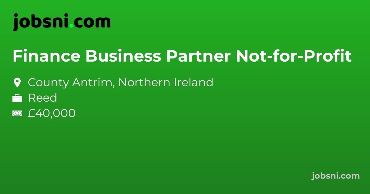 Finance Business Partner Not-for-Profit