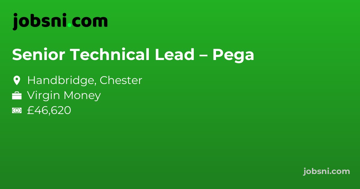 Senior Technical Lead – Pega