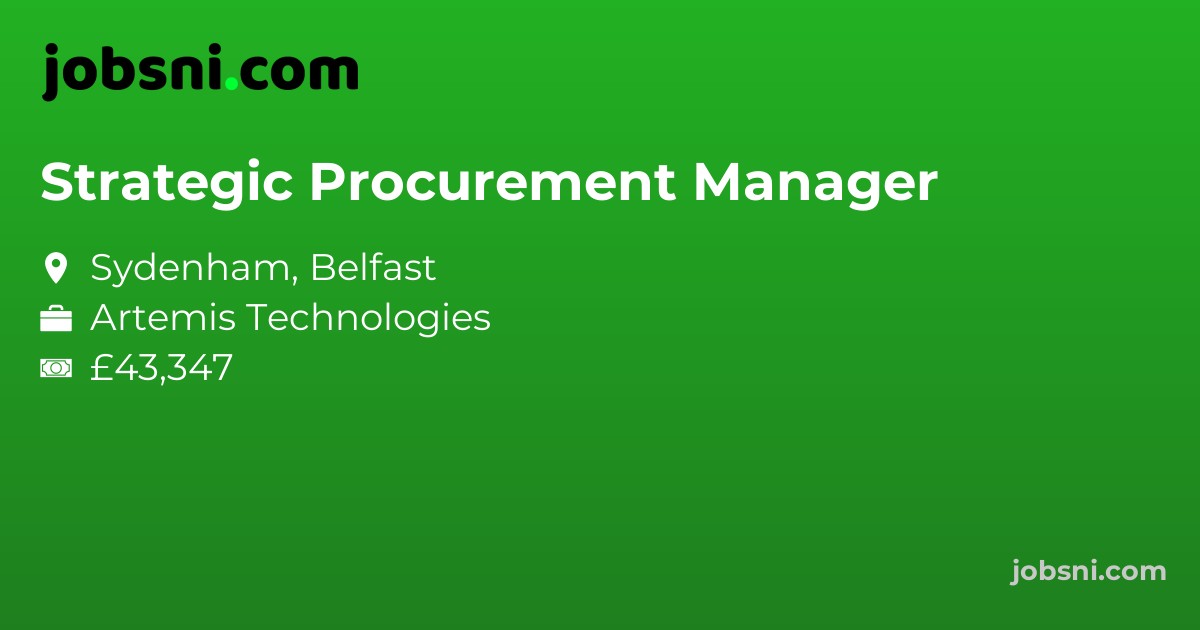 Strategic Procurement Manager