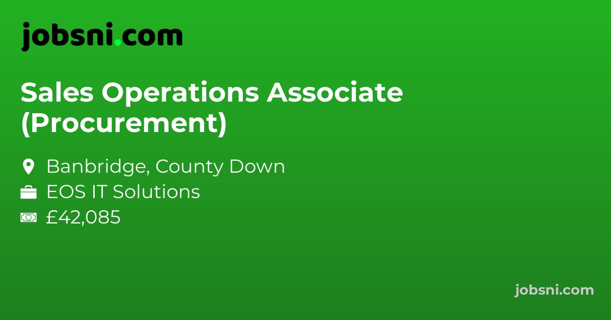 Sales Operations Associate (Procurement)