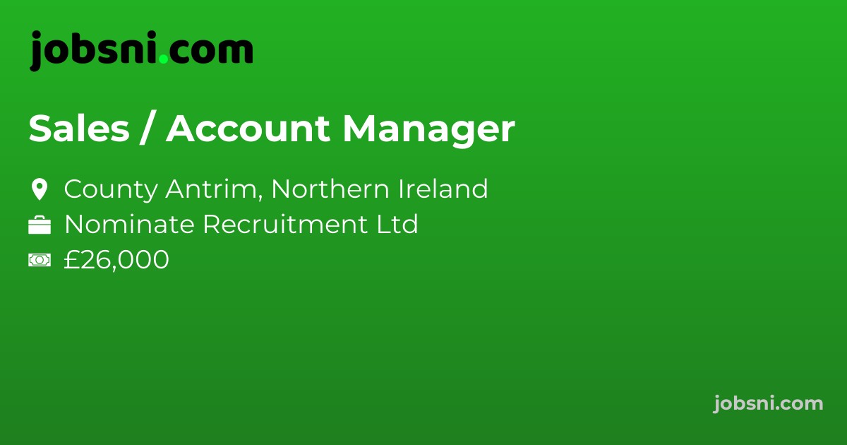 Sales / Account Manager