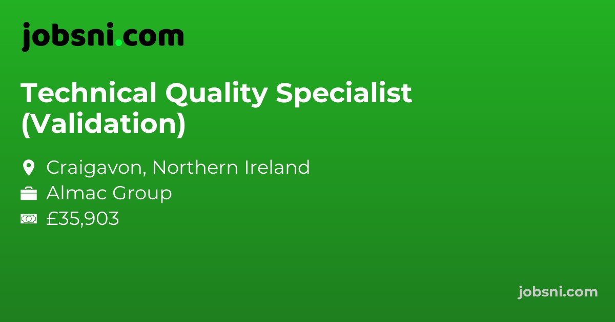 Technical Quality Specialist (Validation)