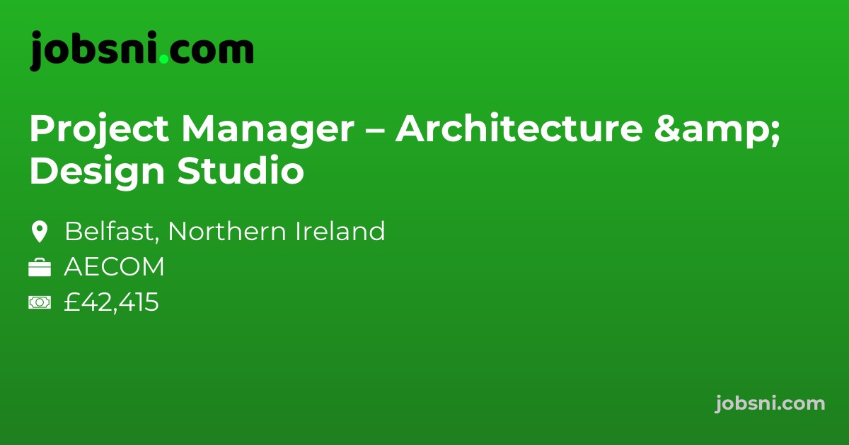 Project Manager – Architecture & Design Studio