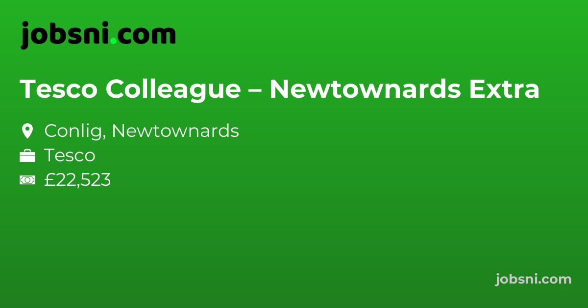 Tesco Colleague – Newtownards Extra