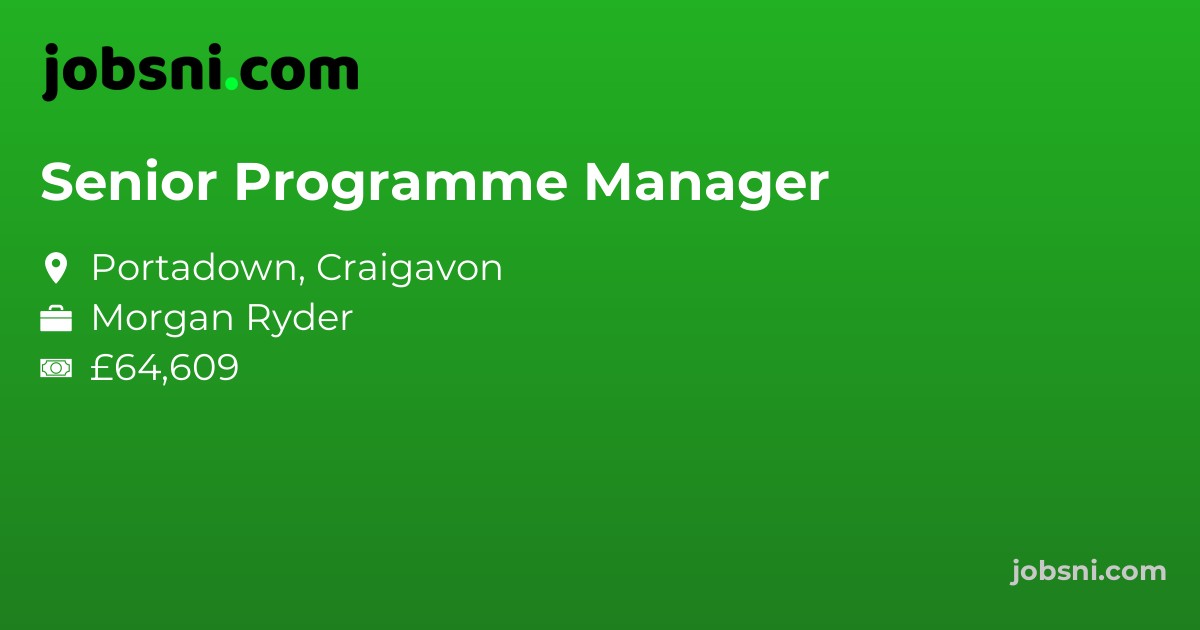 Senior Programme Manager