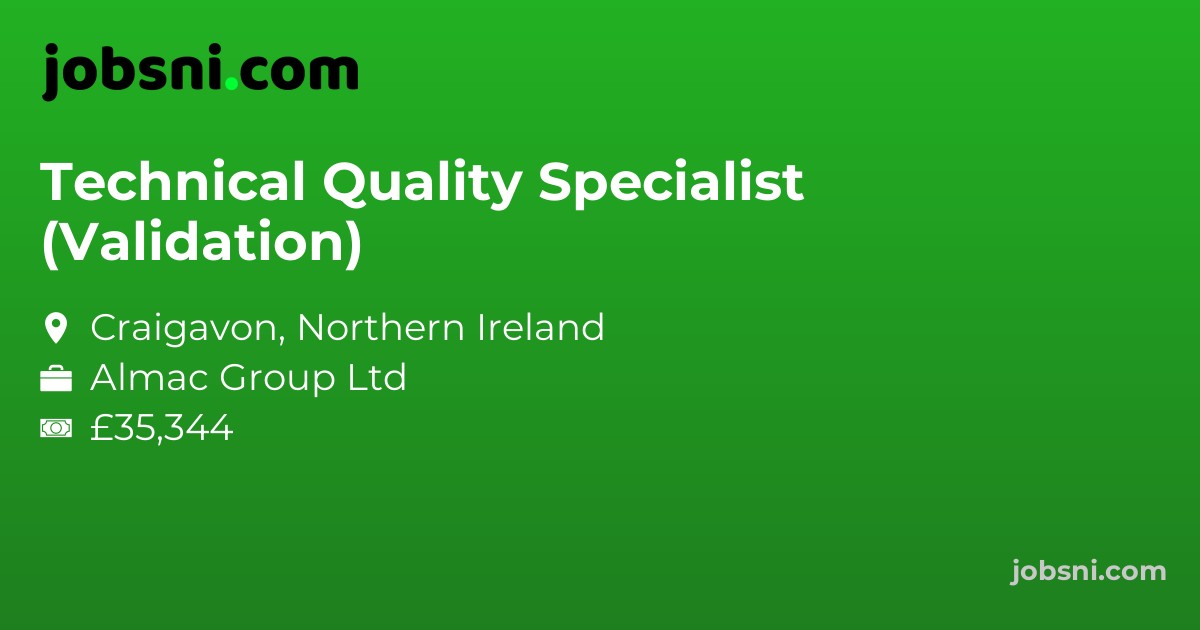 Technical Quality Specialist (Validation)