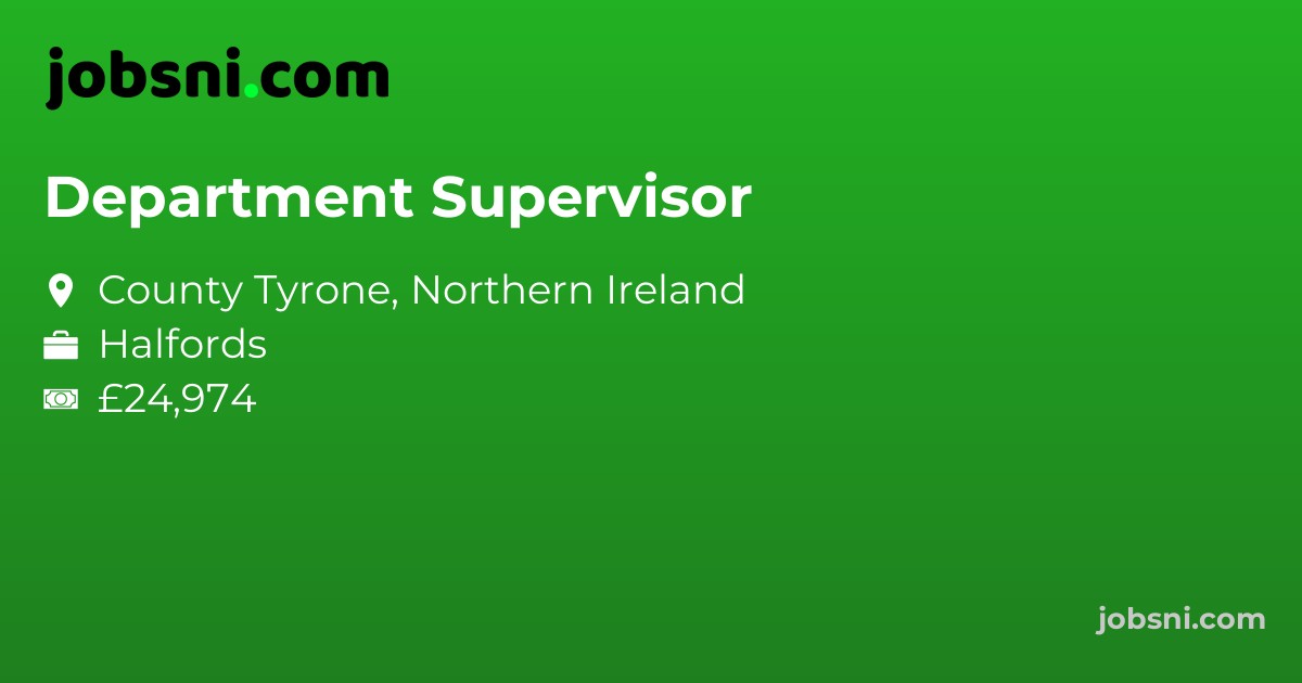 Department Supervisor