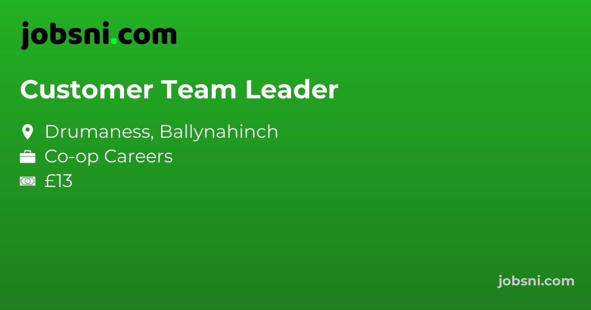 Customer Team Leader