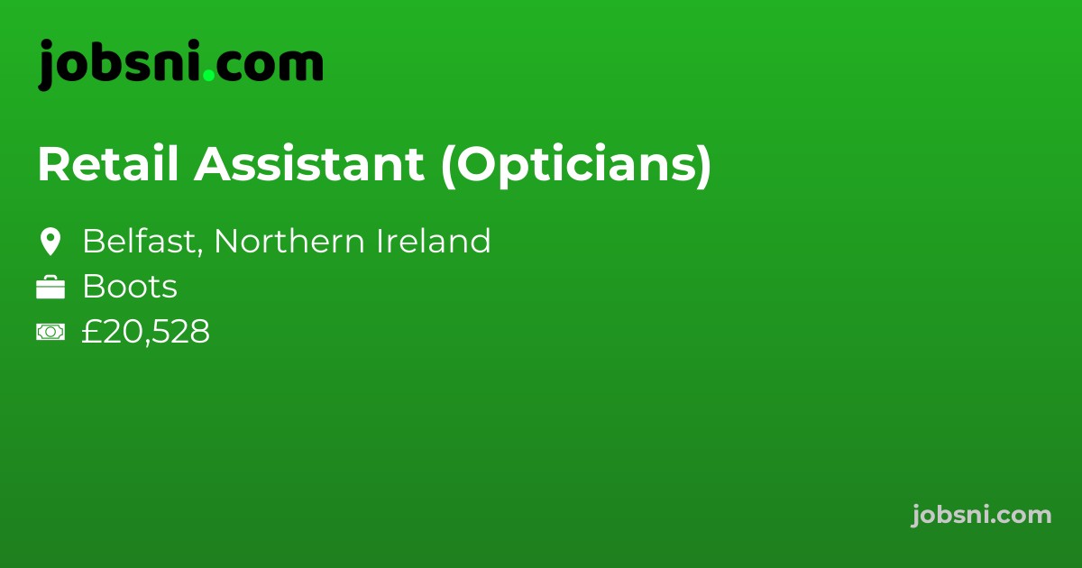 Retail Assistant (Opticians)