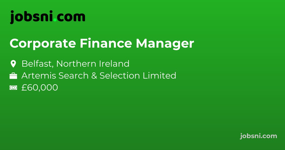 Corporate Finance Manager