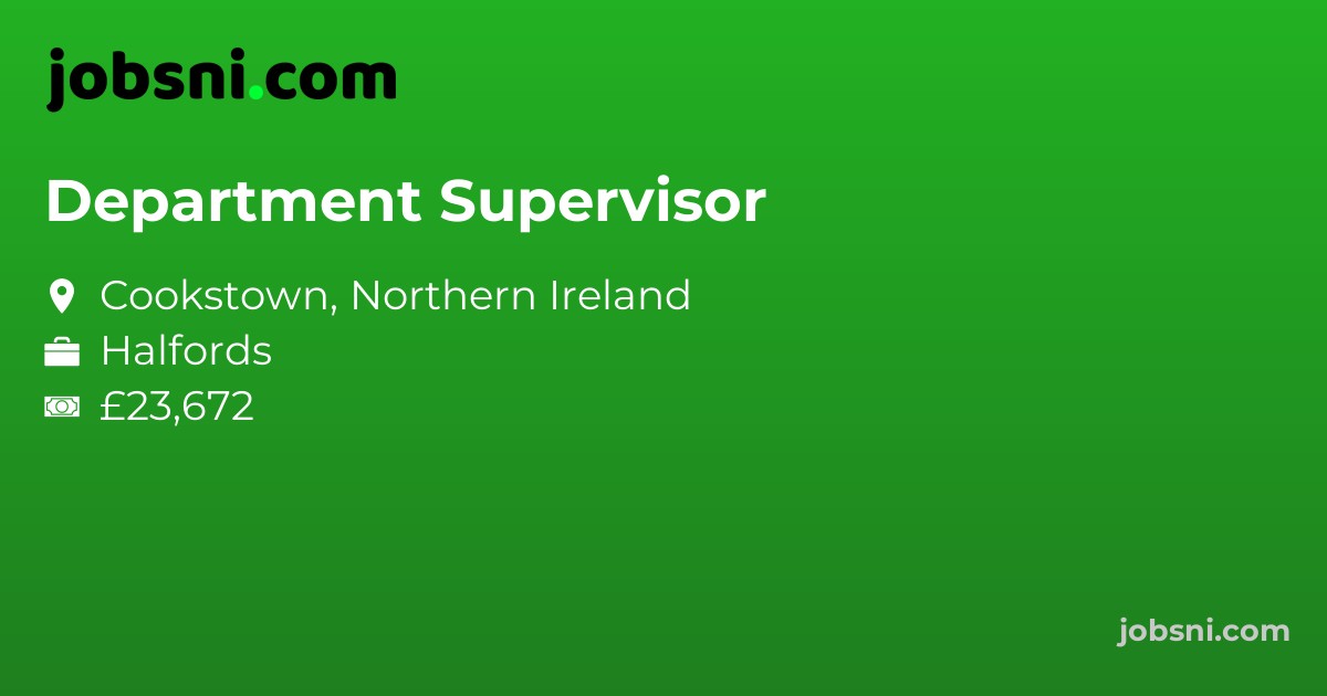Department Supervisor