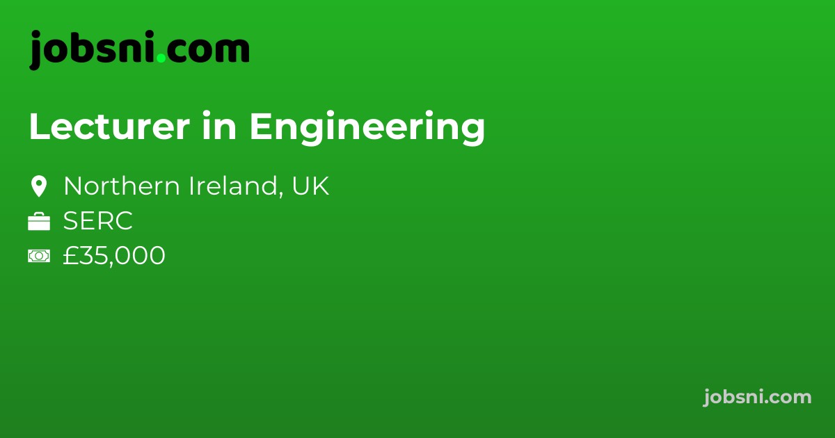 Lecturer in Engineering