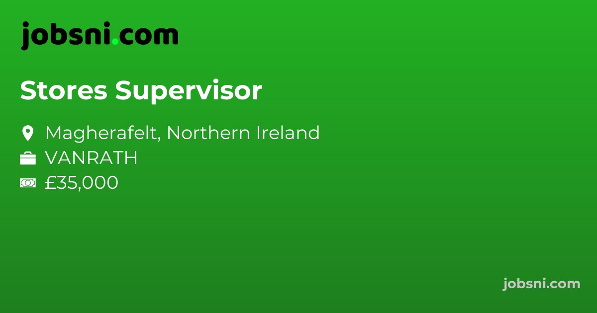 Stores Supervisor