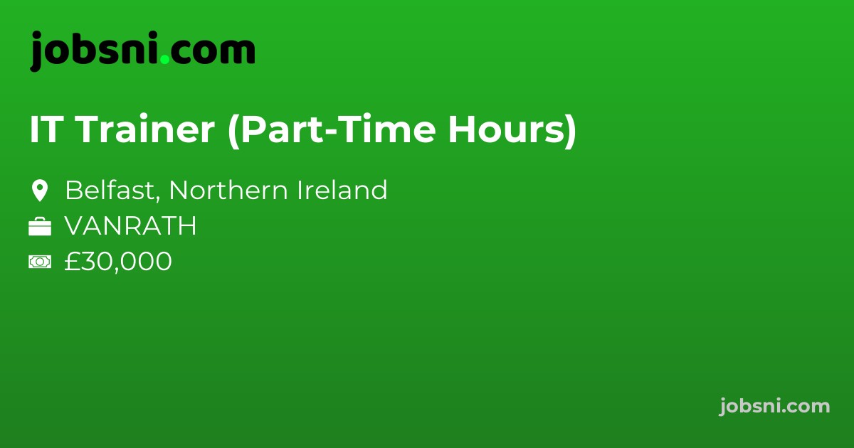 IT Trainer (Part-Time Hours)