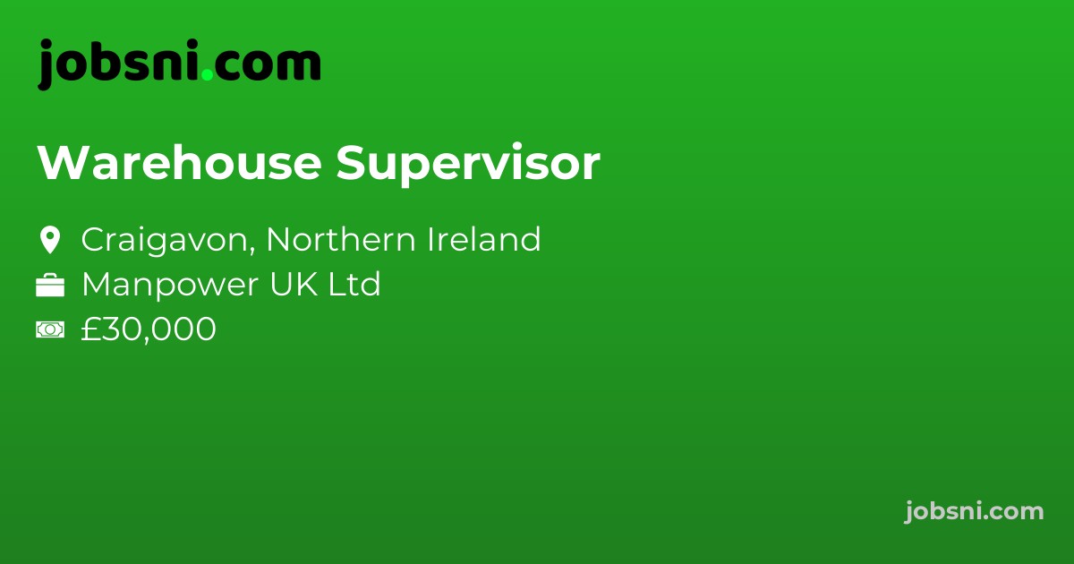 Warehouse Supervisor