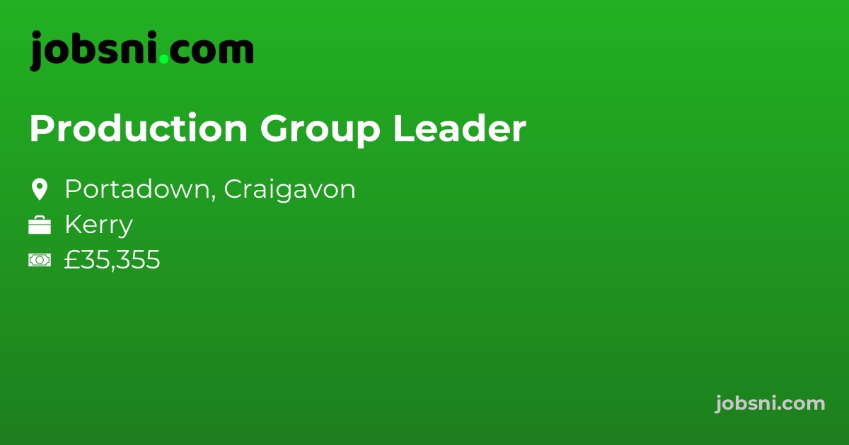 Production Group Leader