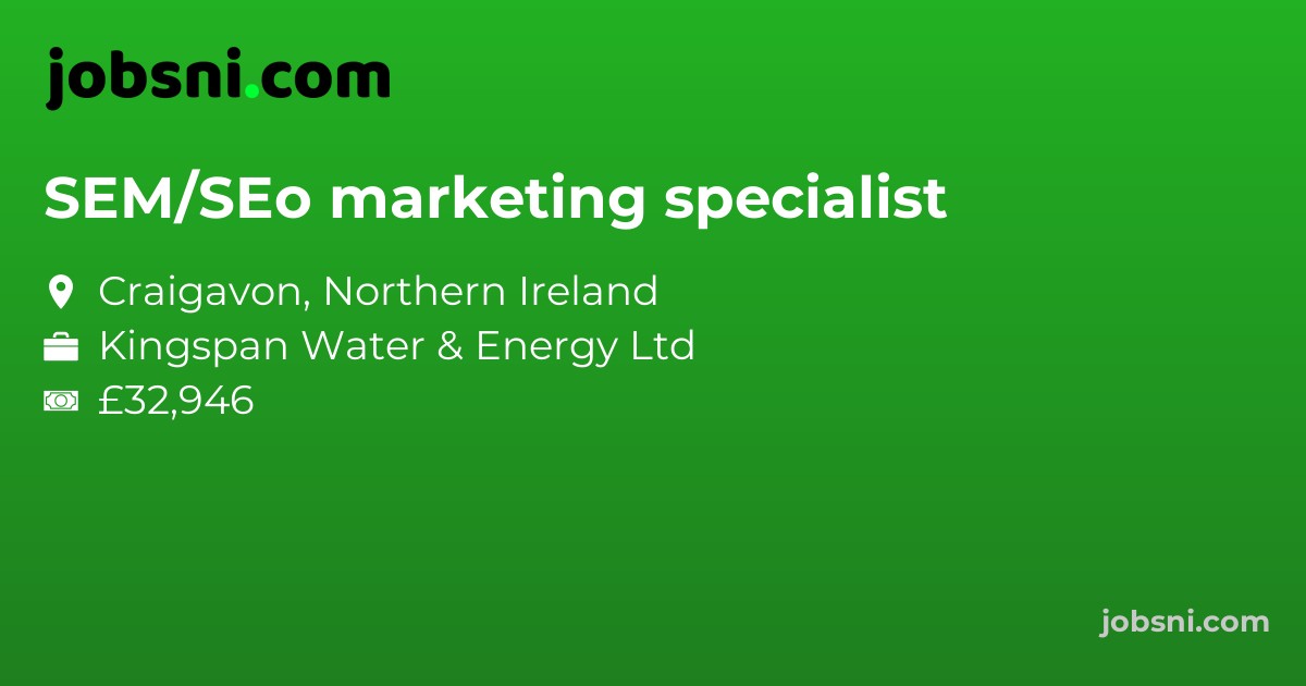 SEM/SEo marketing specialist