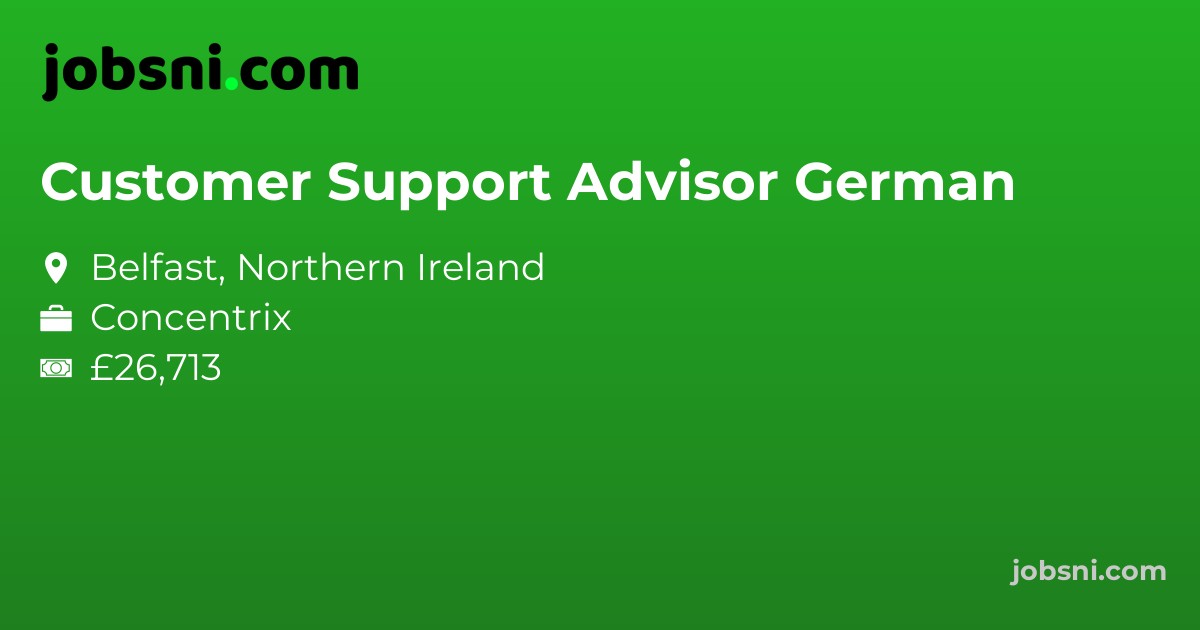 Customer Support Advisor German