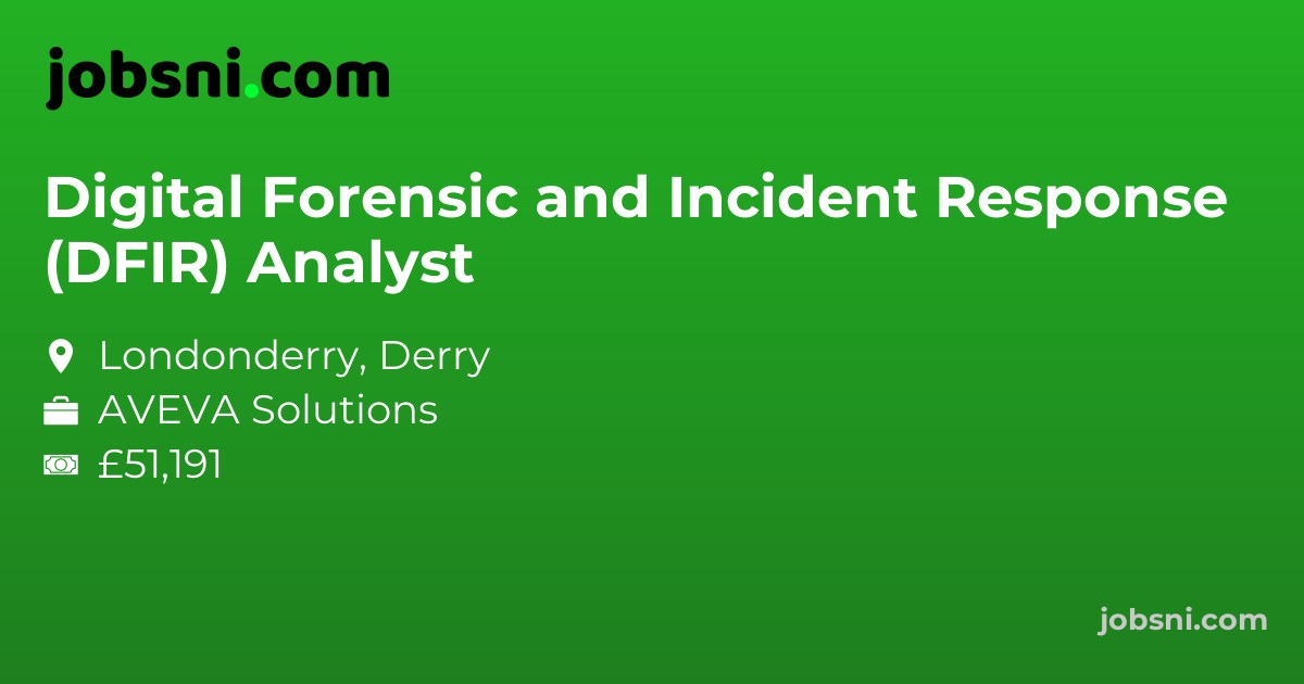Digital Forensic and Incident Response (DFIR) Analyst