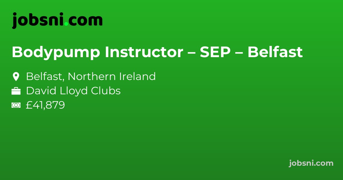 Bodypump Instructor – SEP – Belfast
