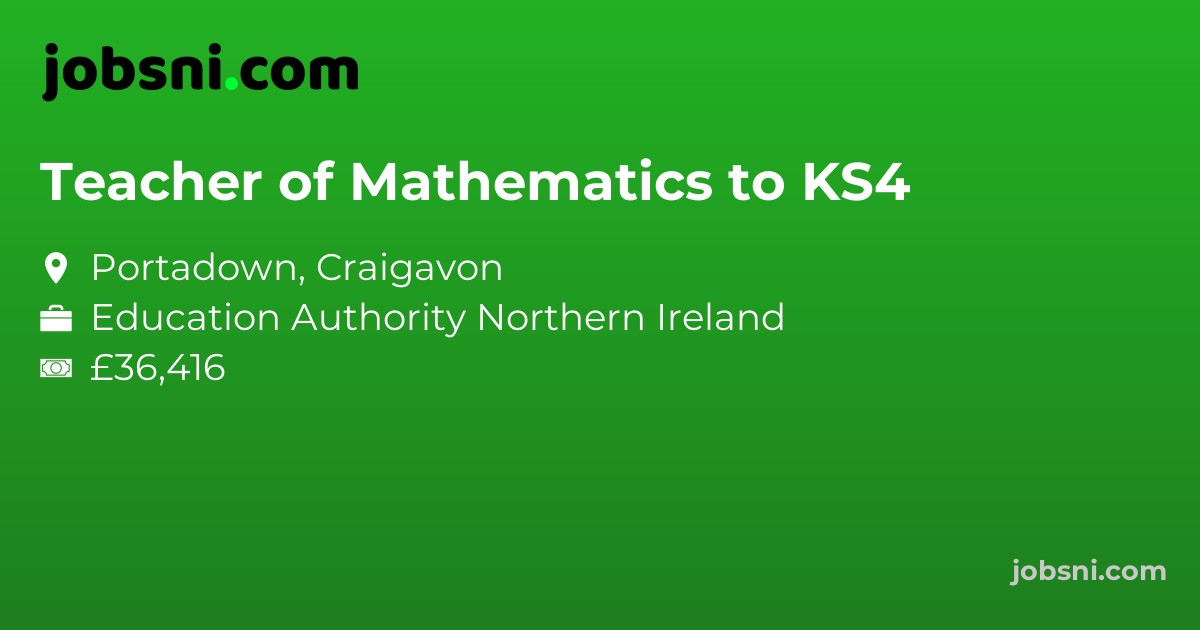 Teacher of Mathematics to KS4