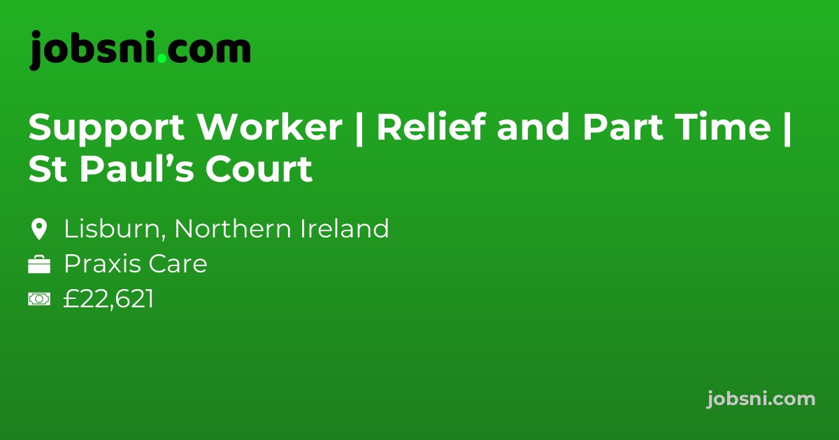 Support Worker | Relief and Part Time | St Paul’s Court