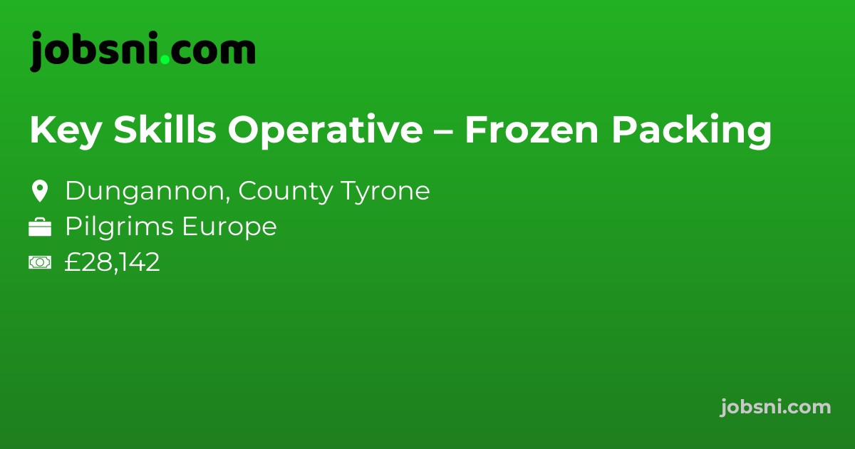 Key Skills Operative – Frozen Packing