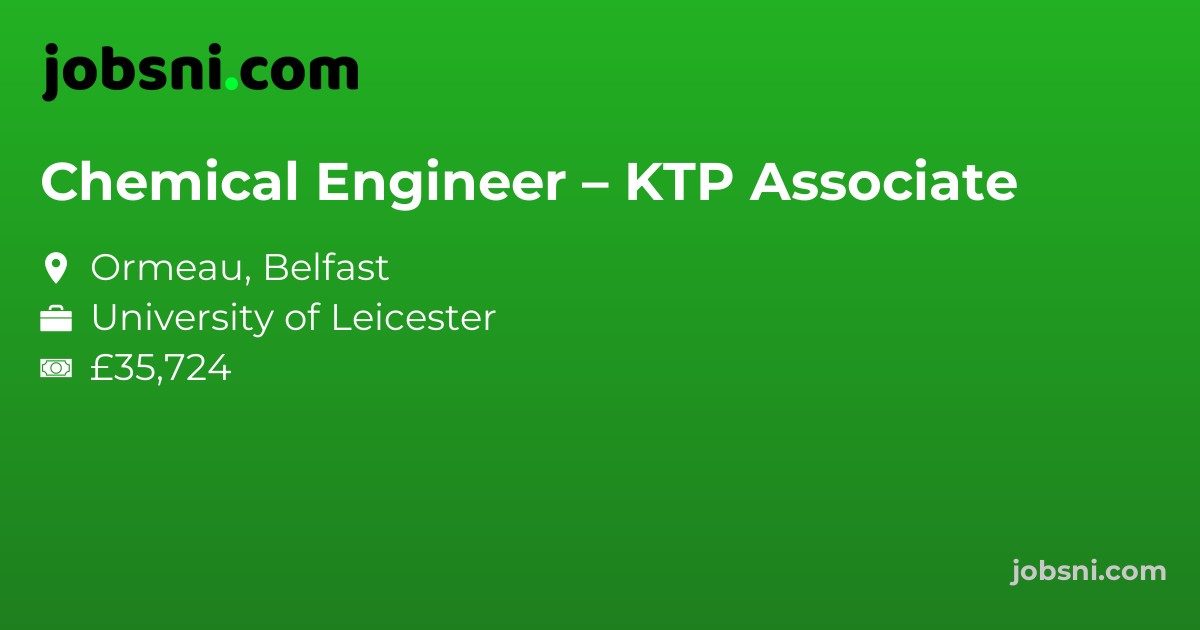 Chemical Engineer – KTP Associate