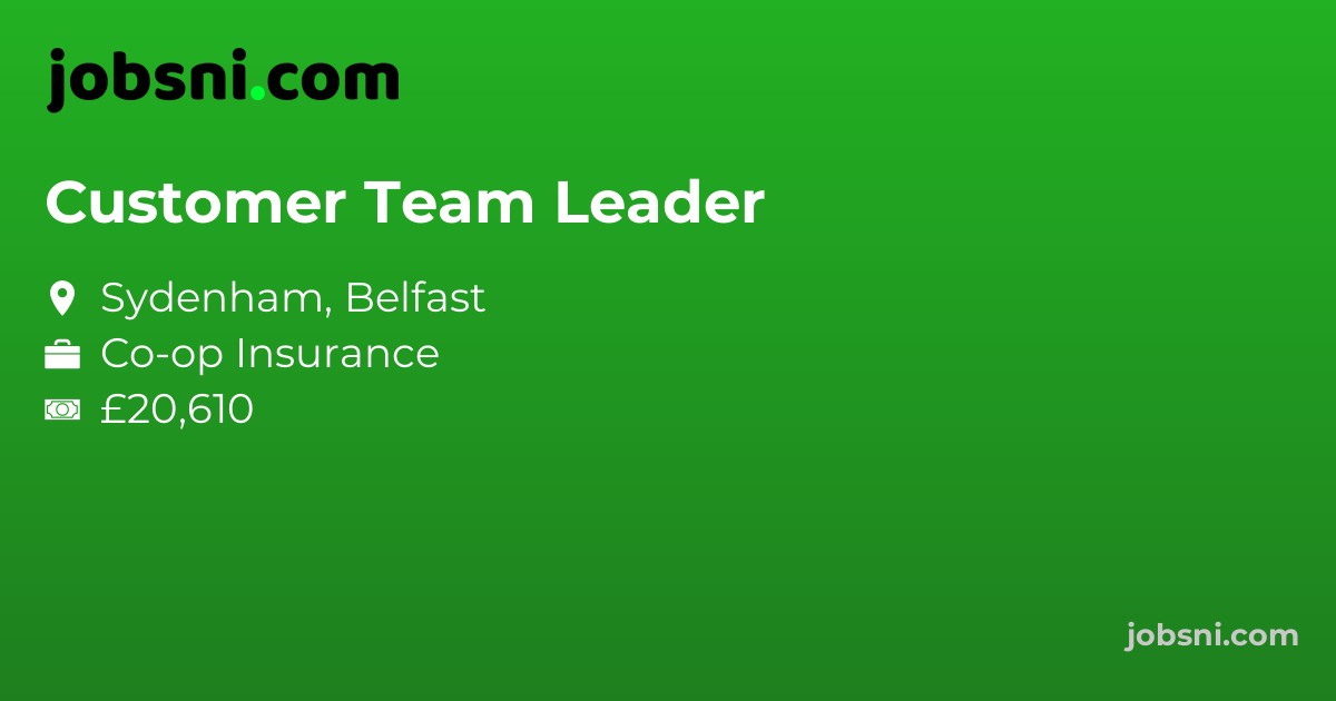 Customer Team Leader