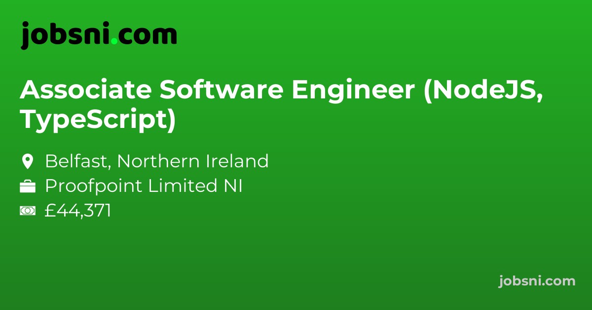 Associate Software Engineer (NodeJS, TypeScript)