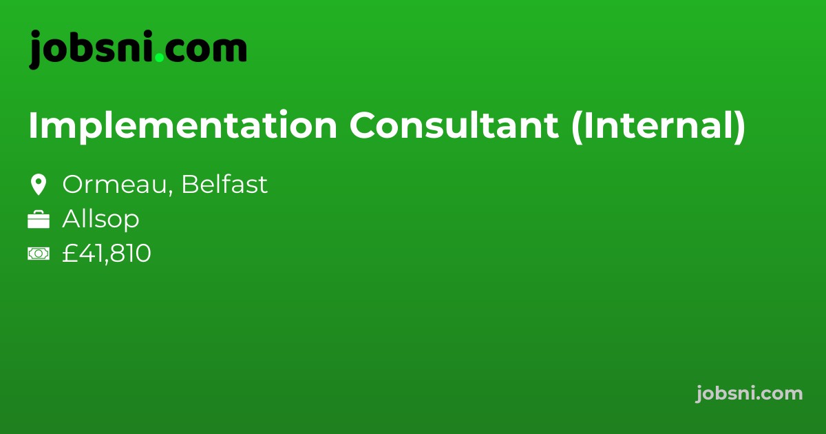 Implementation Consultant (Internal)