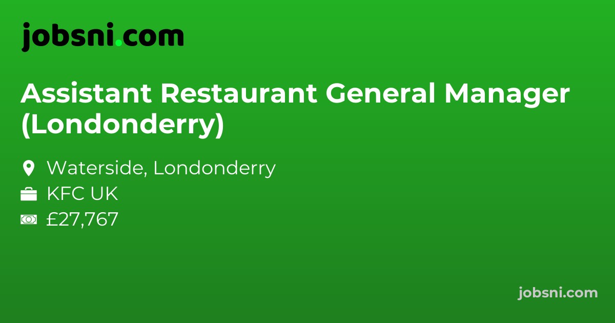 Assistant Restaurant General Manager (Londonderry)