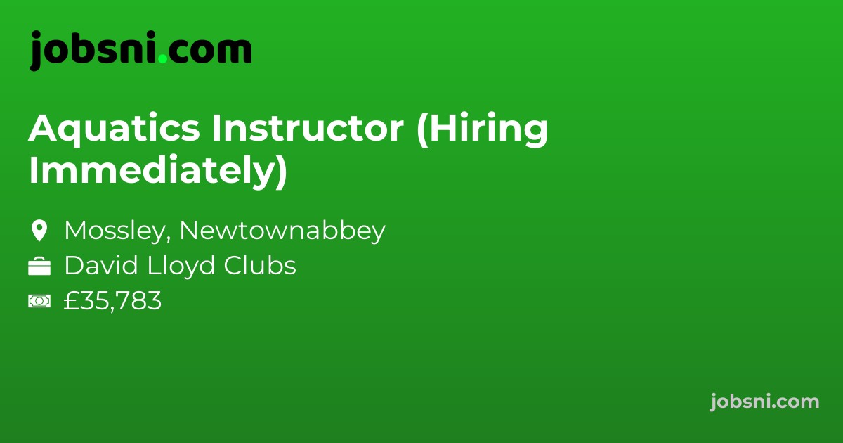 Aquatics Instructor (Hiring Immediately)