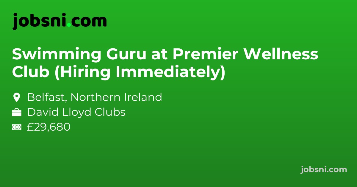 Swimming Guru at Premier Wellness Club (Hiring Immediately)