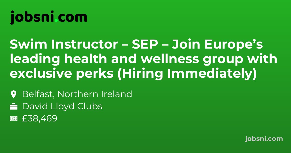 Swim Instructor – SEP – Join Europe’s leading health and wellness group with exclusive perks (Hiring Immediately)