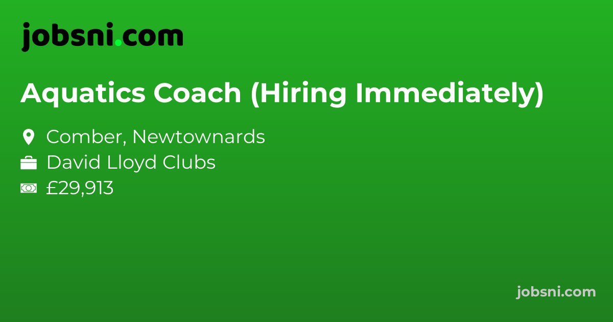 Aquatics Coach (Hiring Immediately)