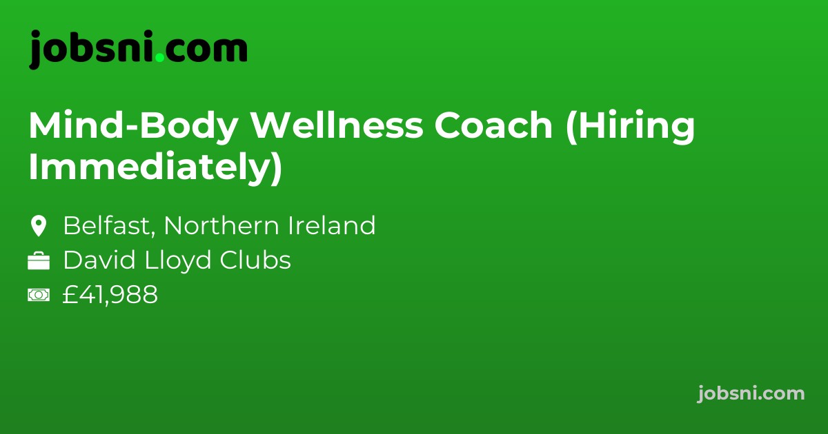 Mind-Body Wellness Coach (Hiring Immediately)