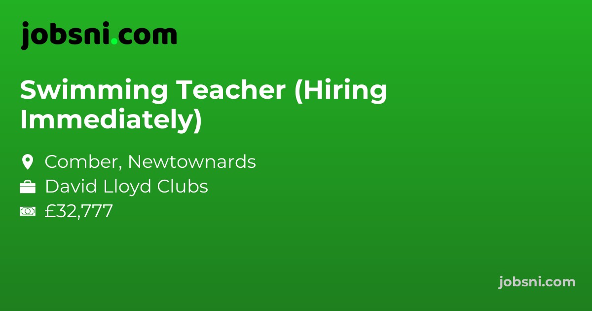 Swimming Teacher (Hiring Immediately)
