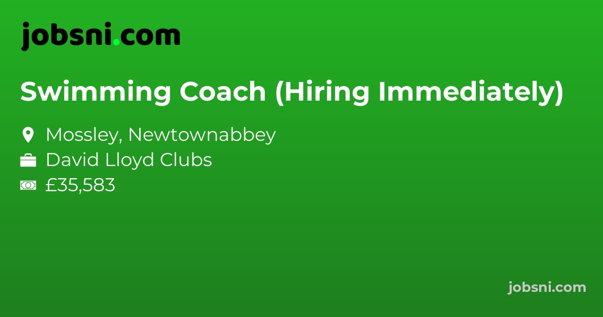 Swimming Coach (Hiring Immediately)