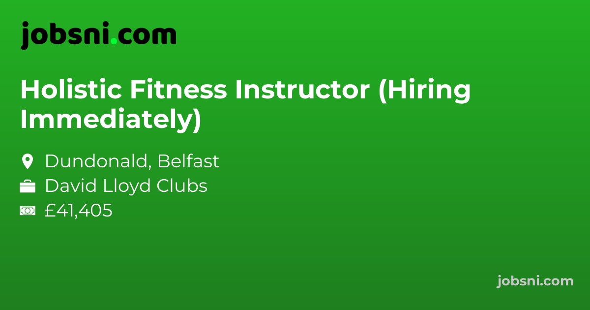 Holistic Fitness Instructor (Hiring Immediately)