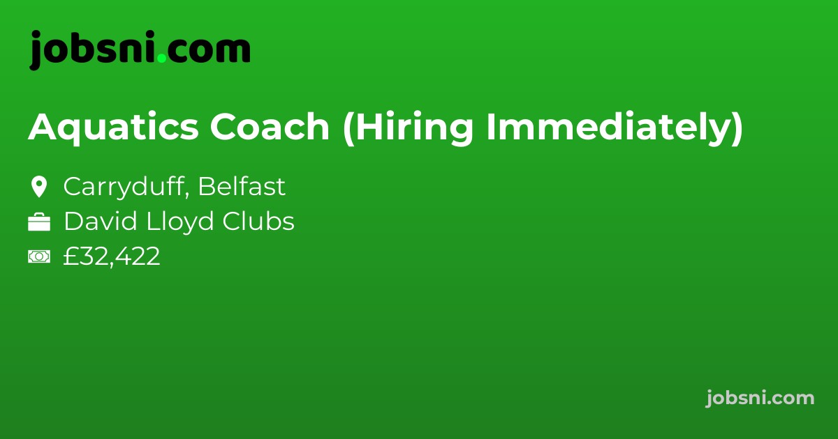 Aquatics Coach (Hiring Immediately)