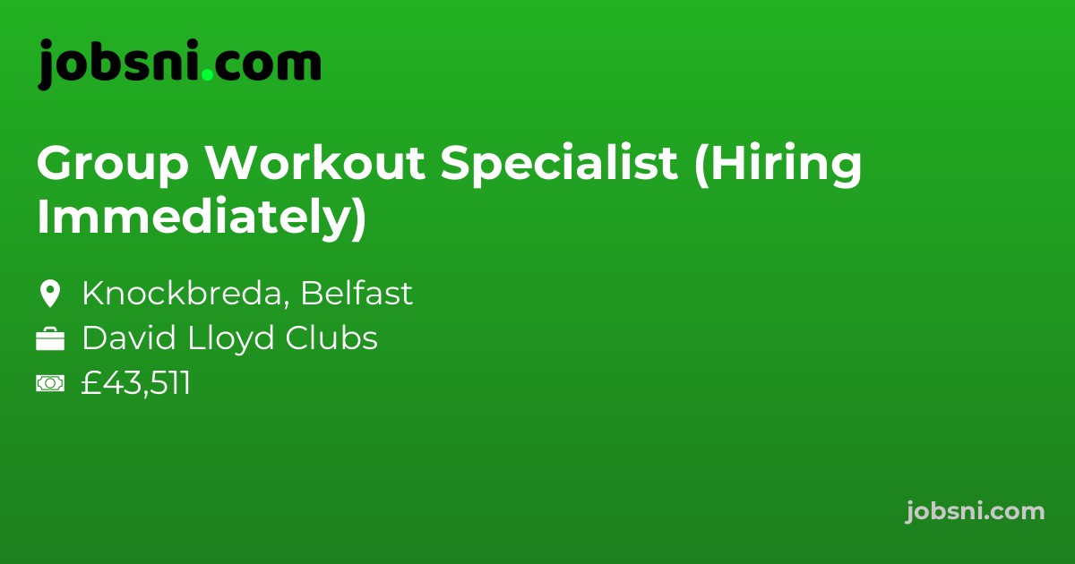 Group Workout Specialist (Hiring Immediately)